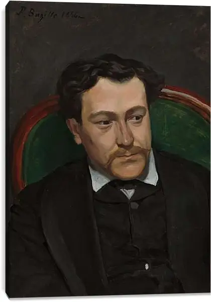 Постер на подрамнике - Портрет Эдуарда Блау. Жан Фредерик Базиль