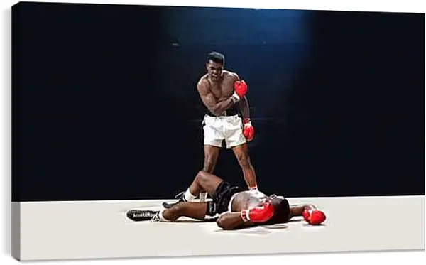 Постер на подрамнике - Бокс. Мухаммед Али