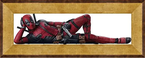 Картина в раме - Дэдпул. Отдых