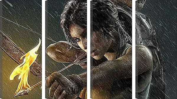 Модульная картина - Tomb Raider