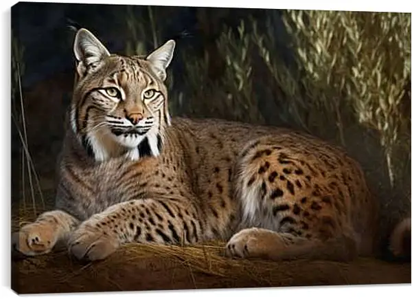 Постер на подрамнике - Рысь