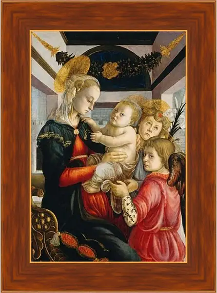 Картина в раме - Неизвестно. Сандро Боттичелли