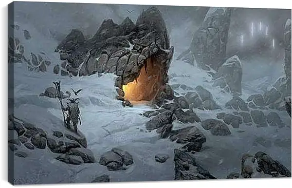 Постер на подрамнике - The Elder Scrolls V: Skyrim
