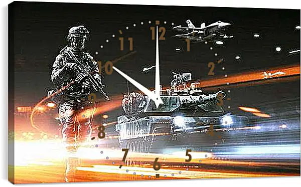 Часы картина - Battlefield 3