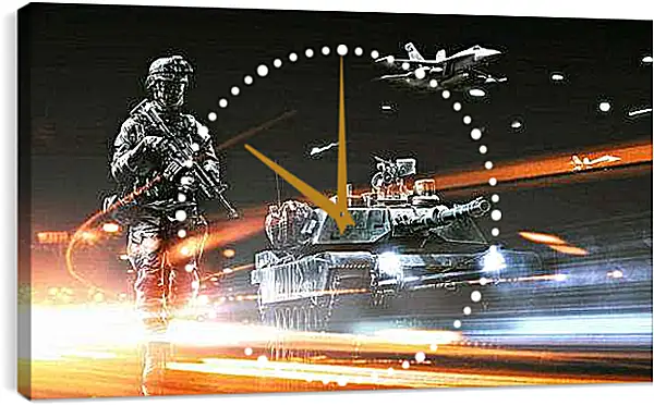 Часы картина - Battlefield 3