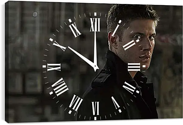 Часы картина - Дженсен Эклс. Jensen Ackles