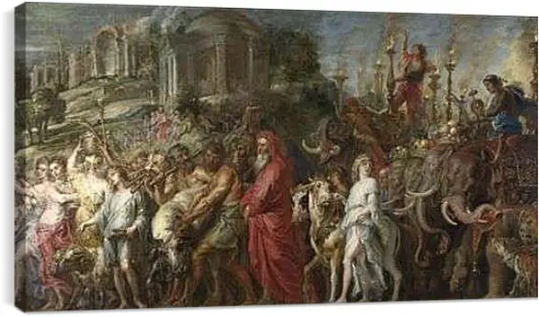 Постер на подрамнике - A Roman Triumph. Питер Пауль Рубенс