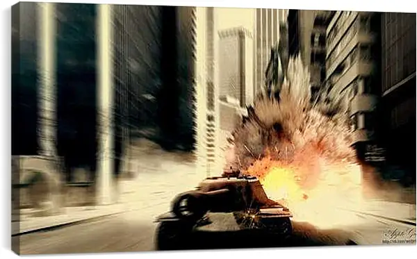 Постер на подрамнике - World Of Tanks