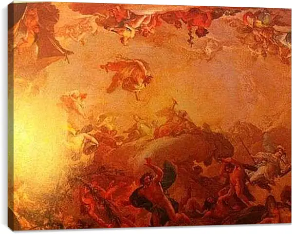 Постер на подрамнике - Падение Титанов. Франсиско Гойя