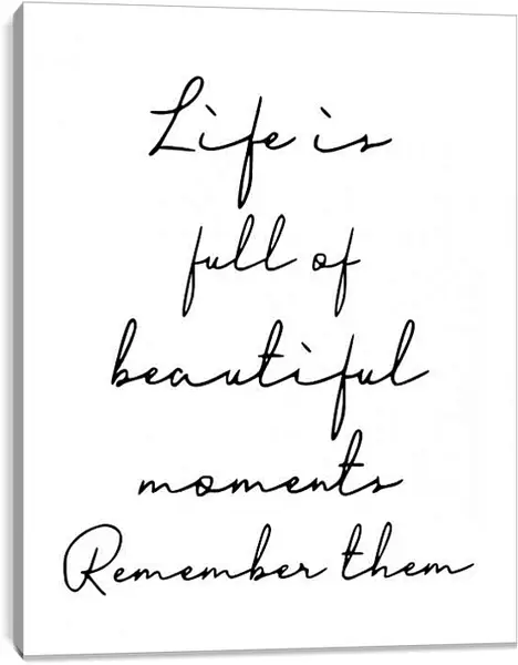 Постер на подрамнике - Прекрасные моменты