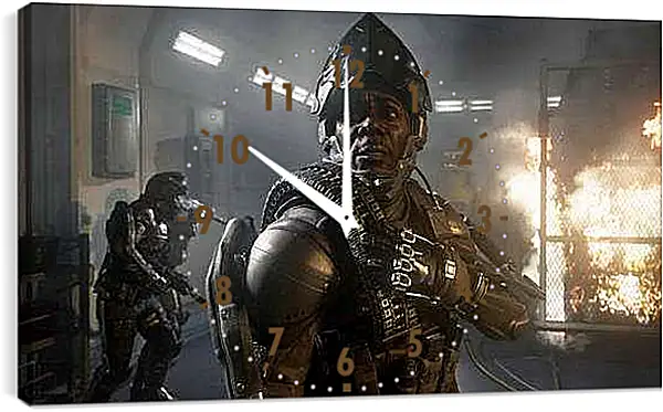 Часы картина - Call Of Duty: Advanced Warfare