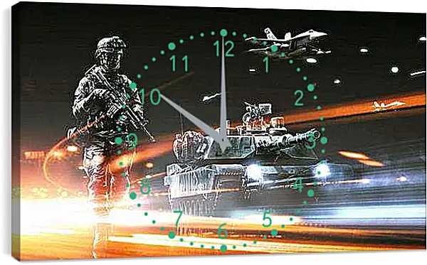 Часы картина - Battlefield 3