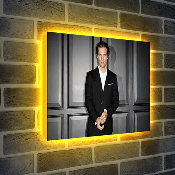 Лайтбокс световая панель - Мэттью Макконахи. Matthew McConaughey