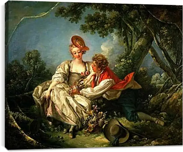 Постер на подрамнике - The Four Seasons Autumn. Франсуа Буше