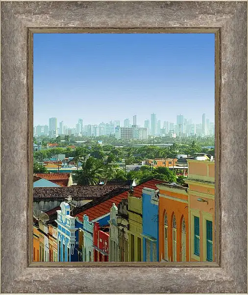 Картина в раме - Улицы Рио