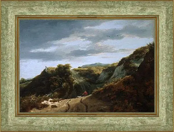 Картина в раме - Dunes. Якоб ван Рейсдал