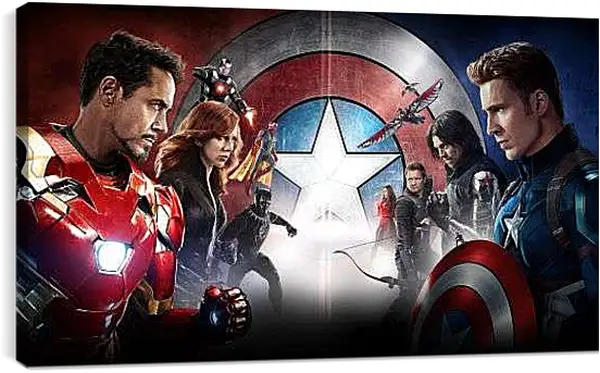 Постер на подрамнике - Мстители Война бесконечности