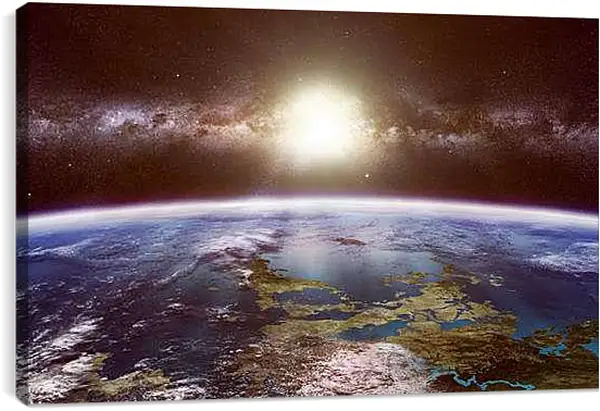 Постер на подрамнике - Космос