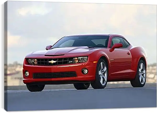 Постер на подрамнике - Шевроле камаро