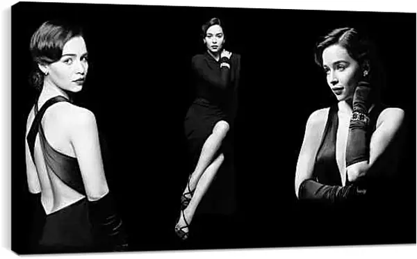 Постер на подрамнике - Эмилия Кларк. Emilia Clarke