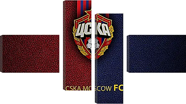 Модульная картина - Эмблема ФК ЦСКА Москва