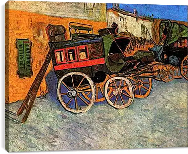 Постер на подрамнике - Tarascon Diligence. Винсент Ван Гог
