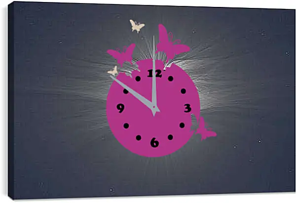 Часы картина - Солнечное затмение