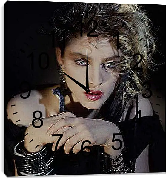 Часы картина - Madonna - Мадонна
