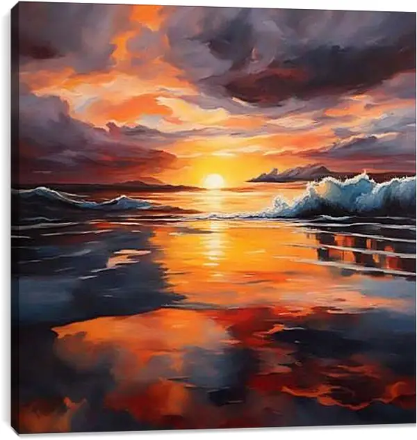 Постер на подрамнике - Расвет