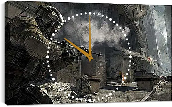 Часы картина - Call Of Duty
