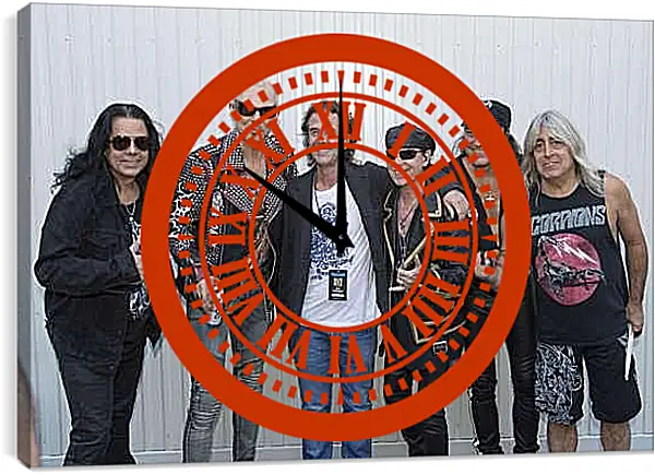 Часы картина - Скорпионс. Scorpions