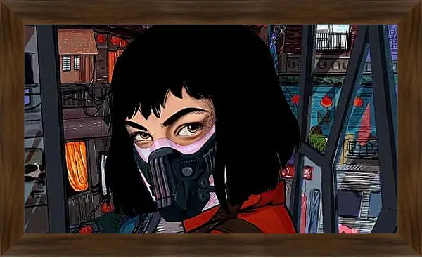 Картина в раме - Бумажный дом. La casa de papel