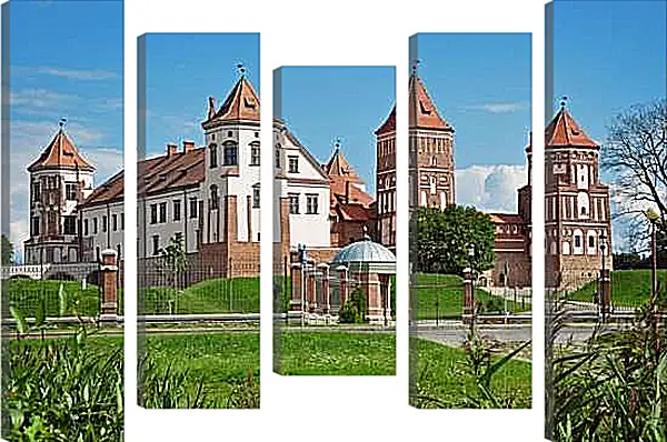 Модульная картина - Мирский замок 1. Республика Беларусь