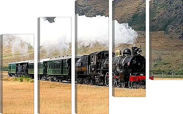 Модульная картина - Тепловоз