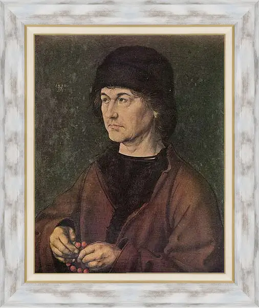 Картина в раме - Portrat Albrecht Dü. Альбрехт Дюрер Старший. Альбрехт Дюрер