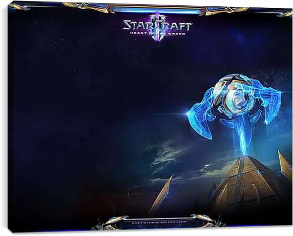 Постер на подрамнике - StarCraft II: Heart Of The Swarm