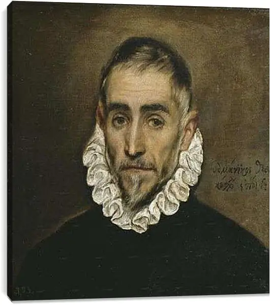 Постер на подрамнике - Aged Nobleman. Эль Греко