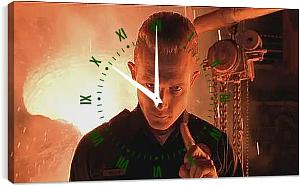 Часы картина - Роберт Патрик. Терминатор 2