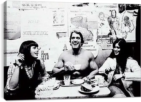 Постер на подрамнике - Арнольд Шварценеггер (Arnold Schwarzenegger)