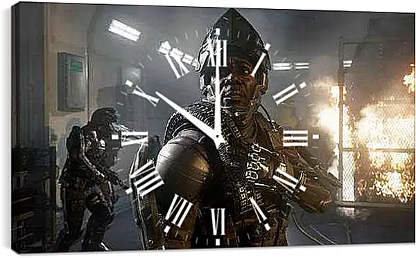 Часы картина - Call Of Duty: Advanced Warfare