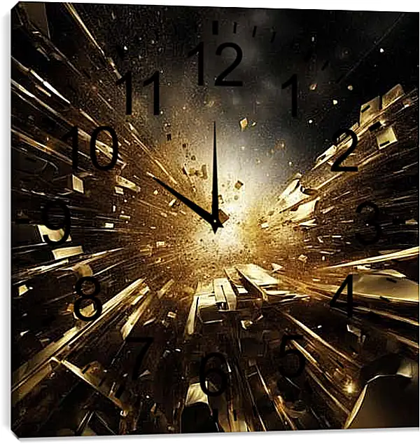 Часы картина - Безграничная Вселенная