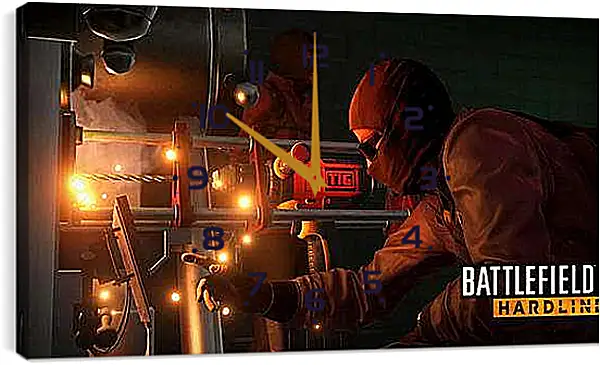 Часы картина - Battlefield: Hardline