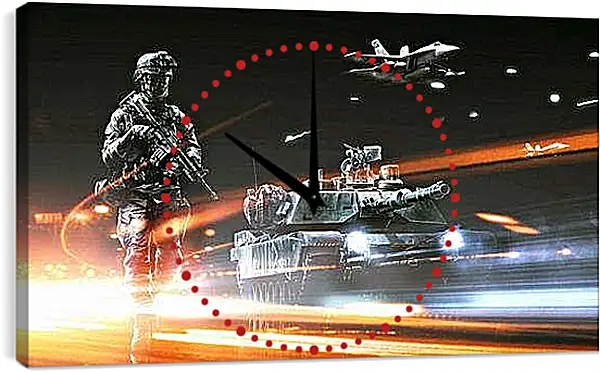 Часы картина - Battlefield 3