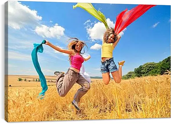 Постер на подрамнике - Яркие краски