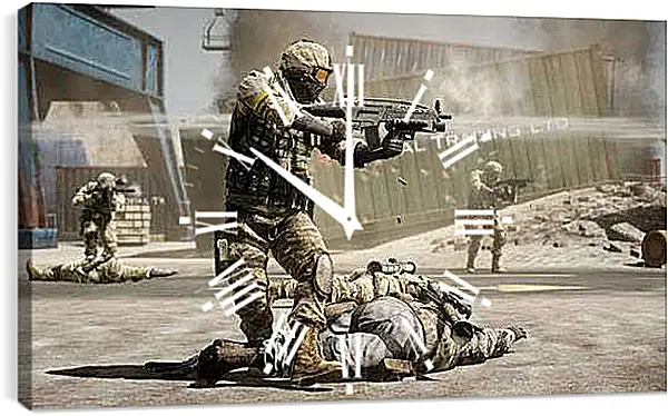 Часы картина - Battlefield: Bad Company 2