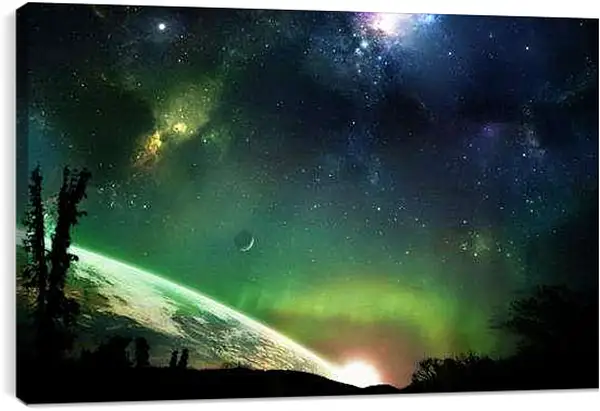 Постер на подрамнике - Космос