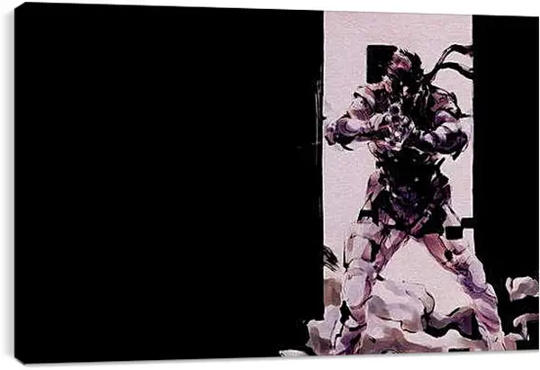 Постер на подрамнике - Metal Gear