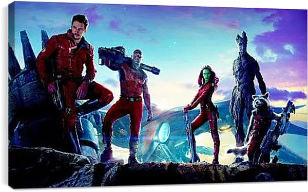 Постер на подрамнике - Стражи Галактики