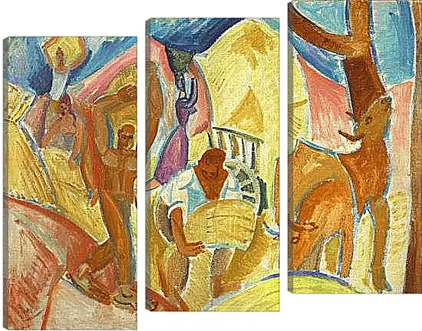 Модульная картина - Жнецы. Пабло Пикассо