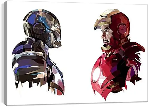 Постер на подрамнике - Железный человек. Iron Man